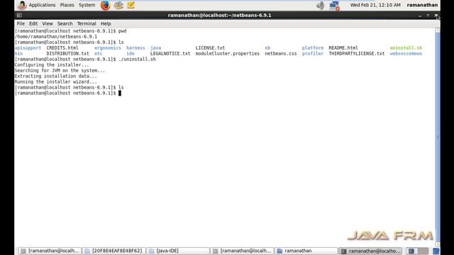 NetBeans 6.9 Uninstall in Oracle Linux 6.9 смотреть онлайн