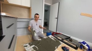 Кухонный фартук из керамогранита, полная инструкция, Школа Мастера