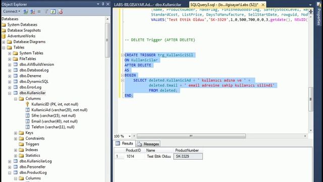SQL Server - Triggers - 2 смотреть онлайн