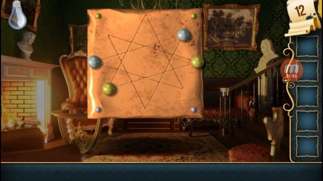 12 Level - Escape Mansion Of Puzzles Walkthrough  (100 Дверей Дом головоломок) прохождение
