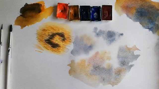 Учимся рисовать акварелью. Фактуры, часть 2. Мастер-класс "ФАКТУРЫ. НЕБО, ОБЛАКА" смотреть онлайн