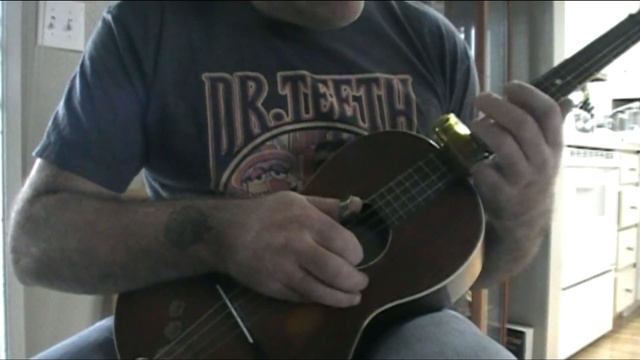 Come On In My Kitchen (Robert Johnson) Slide Cover on Vintage Regal Tenor Guitar смотреть онлайн