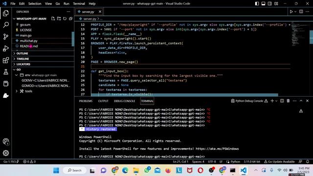how to connect your whatsapp with chatgpt using python for free смотреть онлайн