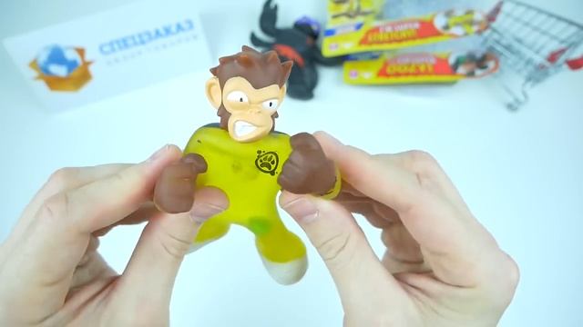 Разрезать!? Обезьяна и Скорпион Гуджитсу Тянущиеся фигурки GooJitZu | СПЕЦЗАКАЗ смотреть онлайн