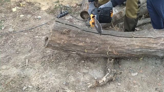 Купил себе действительно нужный инструмент для дома! Цепная электропила DEKO DKEC16 с OZON смотреть онлайн