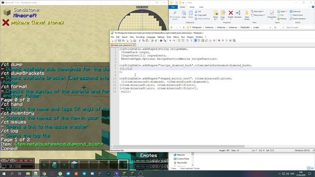 Как Сделать Крафт на НОВОЙ ВЕРСИИ CraftTweaker [1.15.2] смотреть онлайн