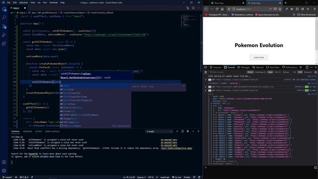 Create Pokemon Codex with React and Hooks in 2021 - Tutorial смотреть онлайн