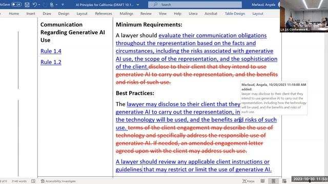 Committee on Professional Responsibility & Conduct, Part One 10-20-23 смотреть онлайн