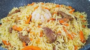 🥩🍚🌿Плов с говядиной из длинного риса басмати💯Рассыпчатый ароматный🌿