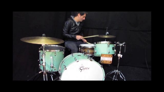 Gretsch LTD Renown Candy Green Drum Kit смотреть онлайн