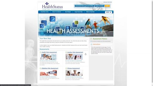 Online Health Risk Assessment Registration Tutorial смотреть онлайн
