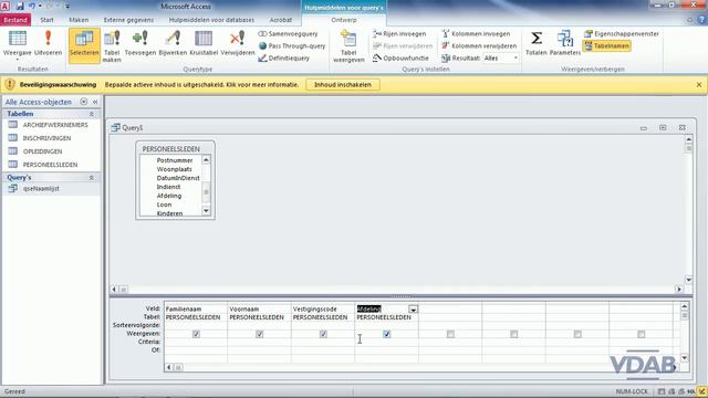 Access 2010 - 24 Criteria definieren смотреть онлайн