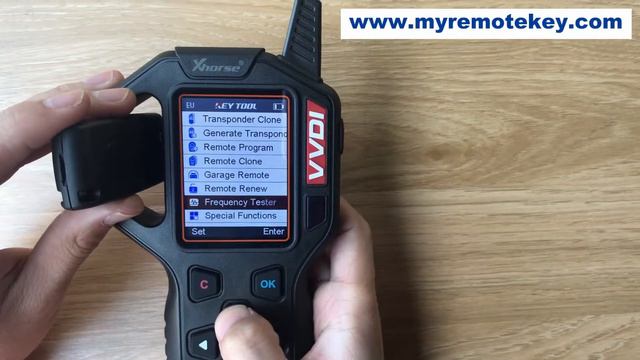 Testing the CE0536 Peugeot Citroen FSK key frequency and chip type смотреть онлайн