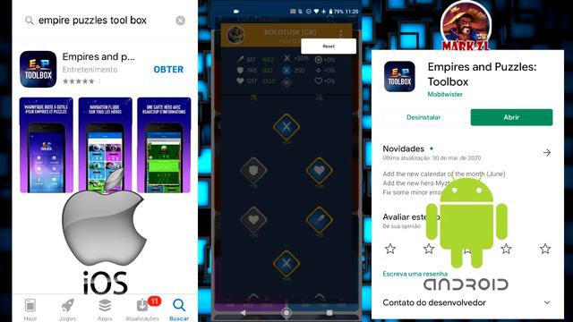 EMPIRE & PUZZLES NOVO APLICATIVO (E&P TOOLBOX) IOS e ANDROID смотреть онлайн
