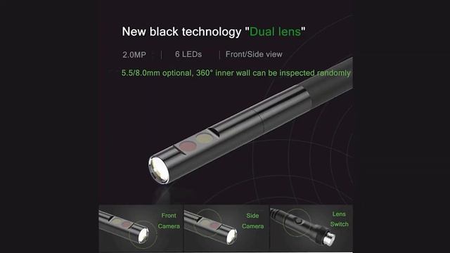 Камера-Эндоскоп TESLONG NTS500, цифровой видеоскоп с ЖК-экраном 5,0 дюйма, объектив 5,5 мм,