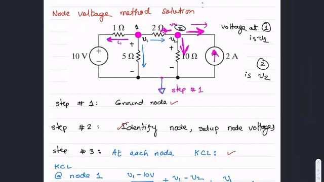 Lecture - 5 Node Voltage and Mesh Current methods смотреть онлайн