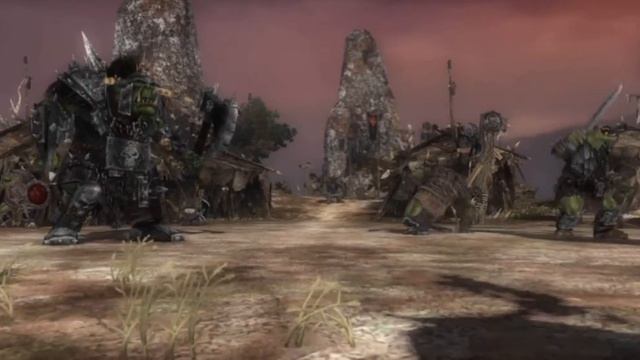 Warhammer: Mark of Chaos - Battle March (Orcs Campaign Cutscene 1) смотреть онлайн