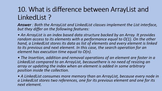Java Collections Interview Questions & Anwers смотреть онлайн