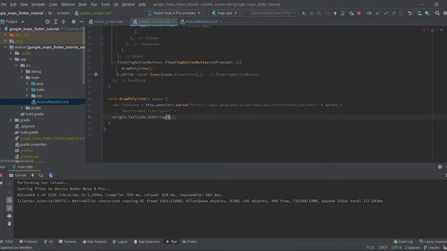 Flutter | How to draw polyline between two points using Directions API | Proglabs смотреть онлайн
