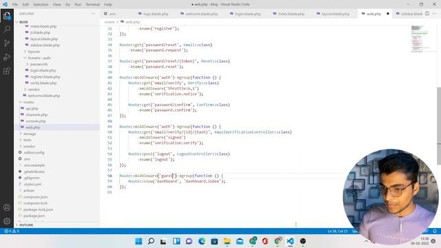 How to create Blogging PHP Website | Dashboard Setup | Laravel Blogging Website | PART - 2 #laravel смотреть онлайн
