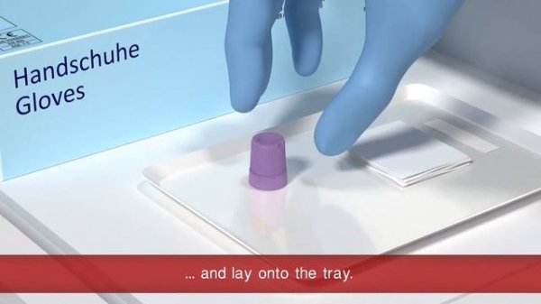 Capillary blood collection: Handling the Microvette® APT 500 (ISO colour code)