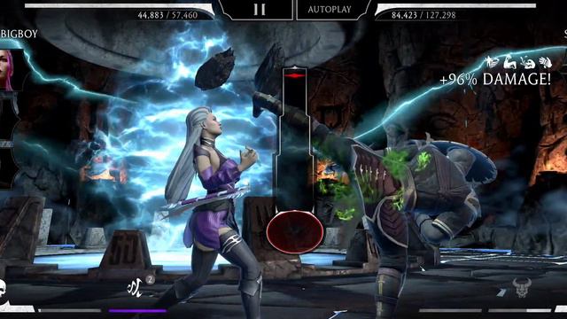 MK11 Sindel Gameplay - MK Mobile смотреть онлайн