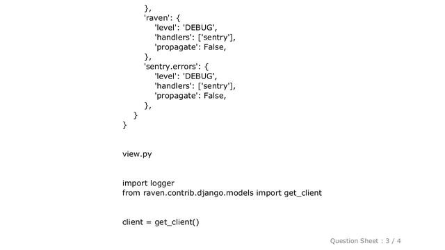Django : Logging in Django with raven and sentry смотреть онлайн