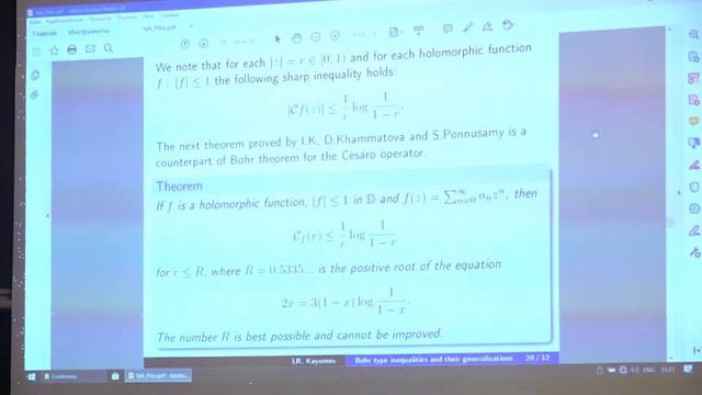 Bohr type inequalities and their generalization смотреть онлайн
