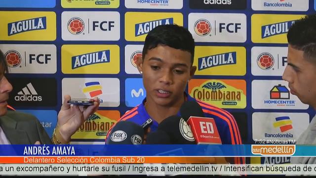 Andrés Amaya cumplió su sueño de estar en la Selección Colombia [Noticias] - Telemedellín смотреть онлайн