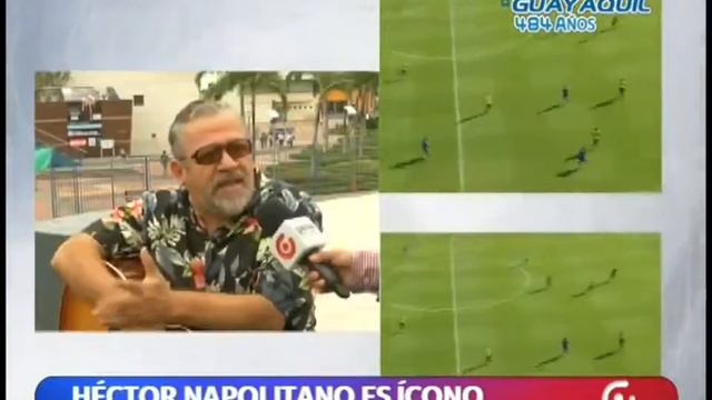 Héctor Napolitano le canta a Guayaquil por sus fiestas de fundación смотреть онлайн