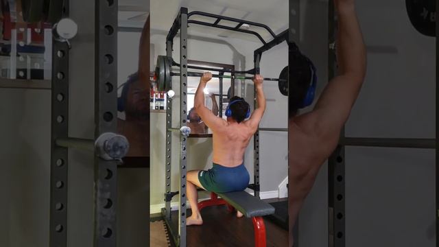 Seated Overhead Press: 160 Lbs (73 Kg)