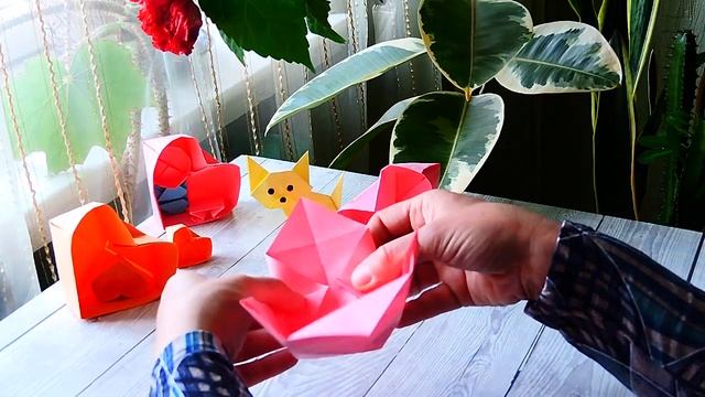 Heart Box. Как сделать коробочку из бумаги в виде сердца. смотреть онлайн