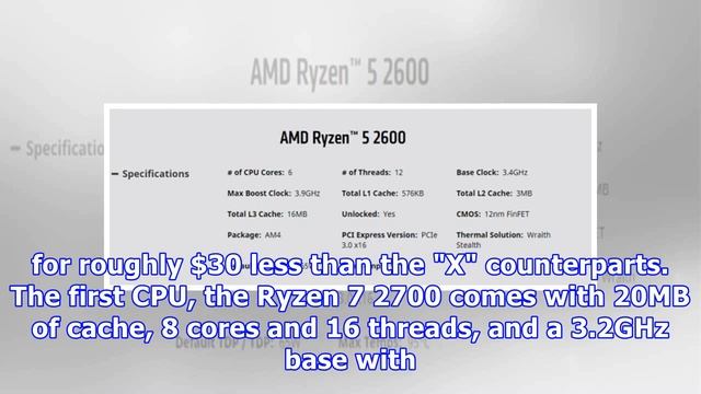 AMD Ryzen 7 2700 and Ryzen 5 2600 Review смотреть онлайн