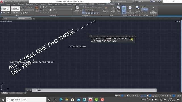 PART-11 how to use Text Command in Autodesk Autocad (2d) смотреть онлайн