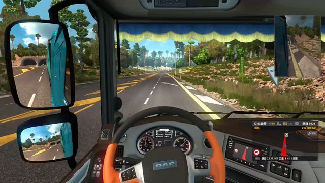 【Euro Truck Simulator 2】#2 1.28 雙重拖車 (Double Trailers) смотреть онлайн