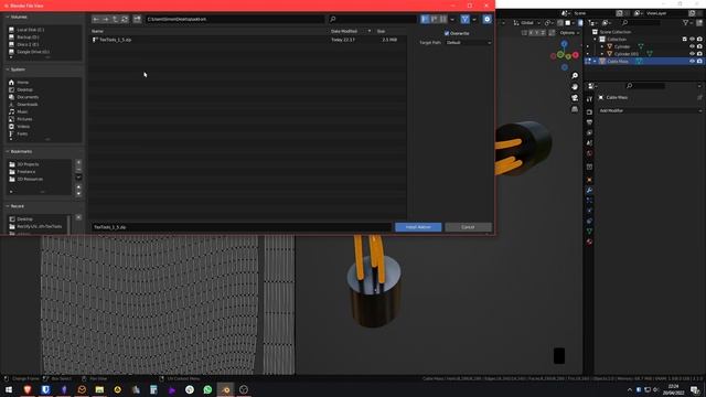 Straighten UV Islands with Textools in Blender смотреть онлайн