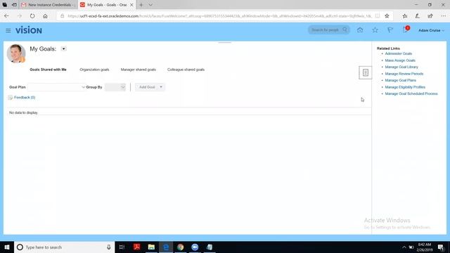 Oracle Fusion HCM online training - GOAL MANAGEMENT смотреть онлайн