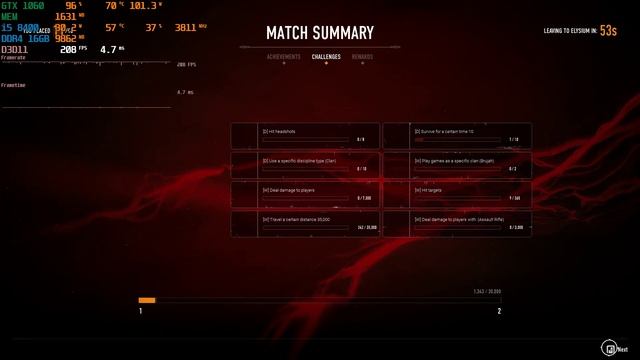 GTX 1060 3gb | i5 8400 | Bloodhunt : Battle Royale | 1080p смотреть онлайн