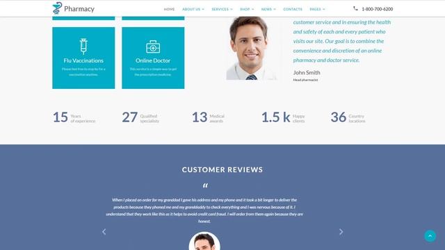 Pharmacy - Medical Multipage HTML5 Website Template by RockThemes - 52748 смотреть онлайн