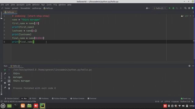 Indexing and slicing in python 3 Tamil 2022 смотреть онлайн