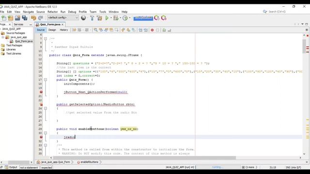 Quiz App Project In Java || Quiz App In JavaFull Tutorial || Lets Do Coding смотреть онлайн