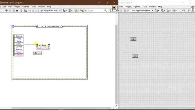 Event structure use - Labview смотреть онлайн