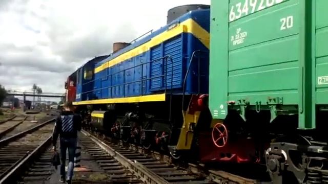 Отправка тепловоза в родные края, после капитального ремонта смотреть онлайн