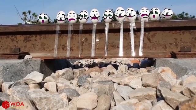 Experiment  Train Vs Cars Toy   Эксперимент Машина против игрушек Поезд раздавил игрушки