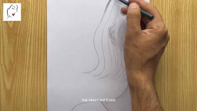 How to draw a Girl Selfiee with iphone | how to draw Realistic Hair / Girl Drawing / Crazy Sketcher смотреть онлайн