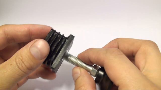 Шарнирная опора и заглушка 40x40 с резьбой смотреть онлайн