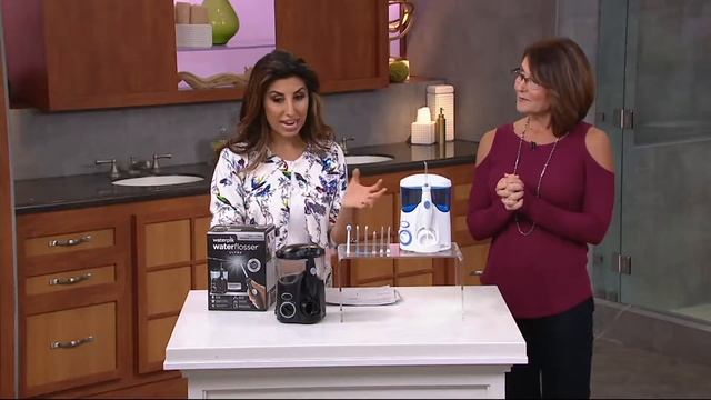 Waterpik Ultra Water Flosser with 6 Tips & 10 Pressure Settings on QVC смотреть онлайн