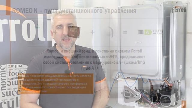 Котел газовый настенный Ferroli Vitabel смотреть онлайн