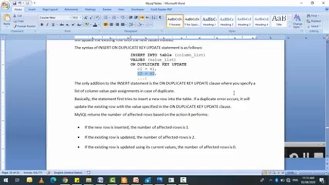 SQL- INSERT ON DUPLICATE KEY UPDATE смотреть онлайн