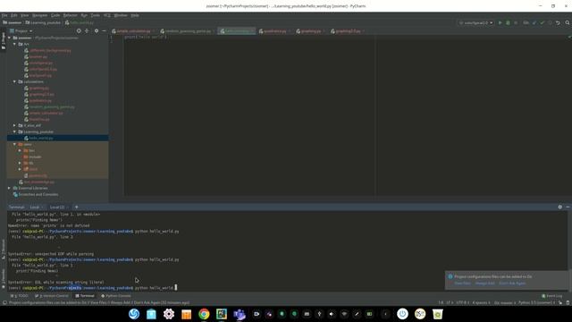 How to write "Hello World" using python. (SUPER EASY) смотреть онлайн